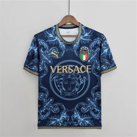 italia versace maglia|Maglia Italia x Versace Blue 2022/2023 .